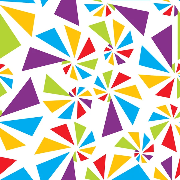 Modèle sans couture de torsion triangulaire — Image vectorielle