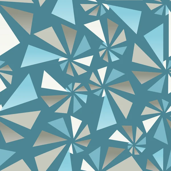 Triangular torsion seamless pattern — Stock Vector