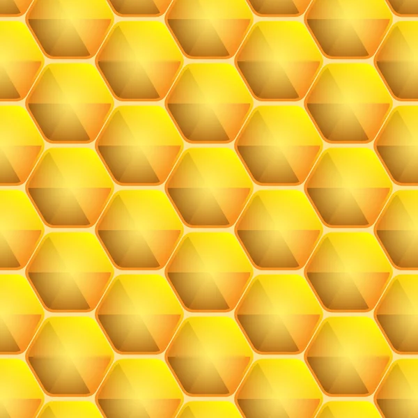 Seamless honeycomb pattern — Stock Vector