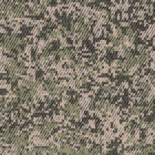Camouflage-Textil Urban Jeans, nahtloses Vektormuster — Stockvektor