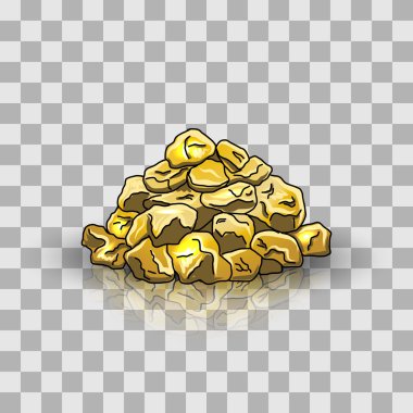 Altın nuggets kazık