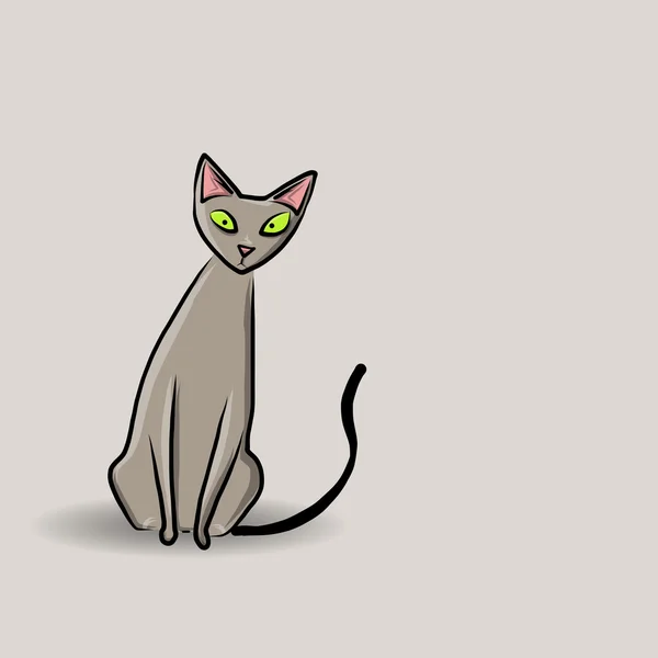 Doodle chat — Image vectorielle