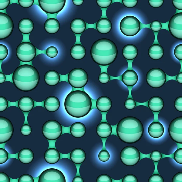 Labyrinthe arrondi motif sans couture — Image vectorielle