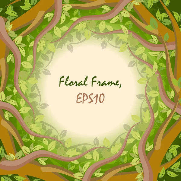 Forest frame — Stock Vector © dagadu #3082655