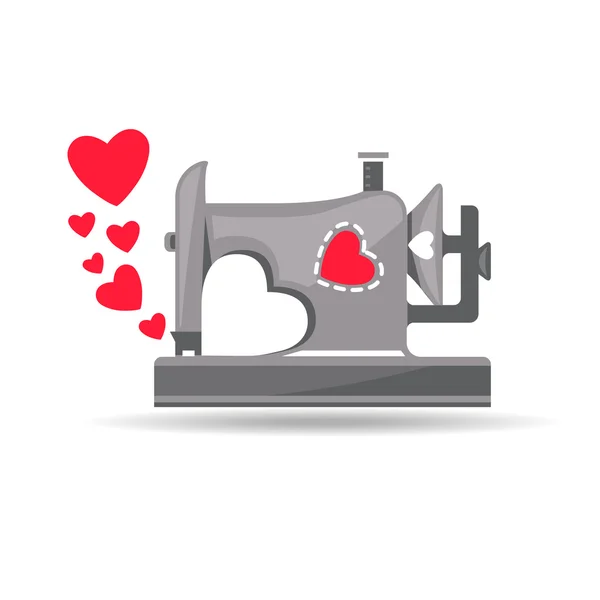 Sevgi ile dikiş makinesi