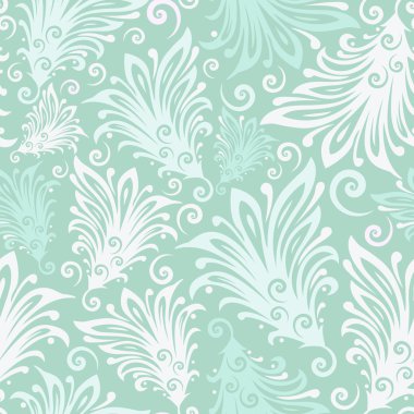 soyut çiçek desenli