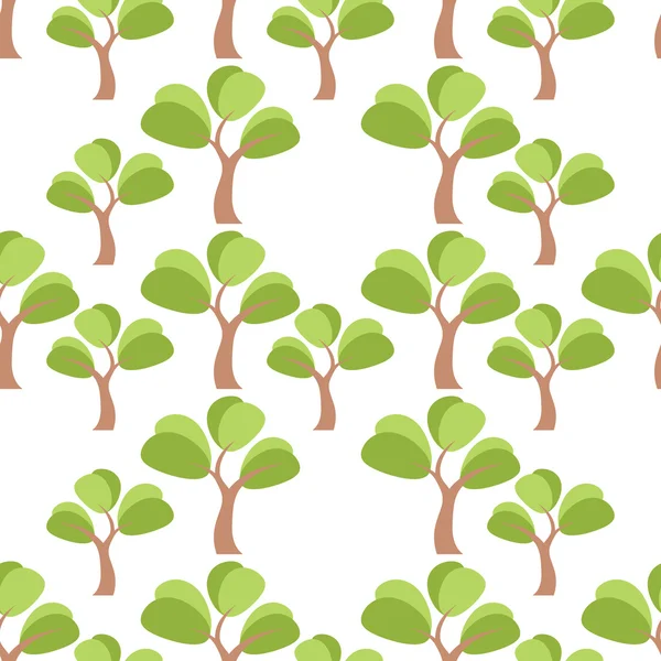 Árvore simples sem costura — Vetor de Stock