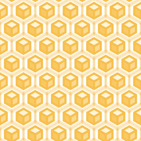 Abstract hexagonal seamless pattern — Stock Vector