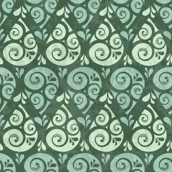 Swirl drop seamless pattern background — Stock Vector