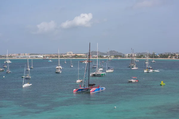 Marina on Saint Martin Island
