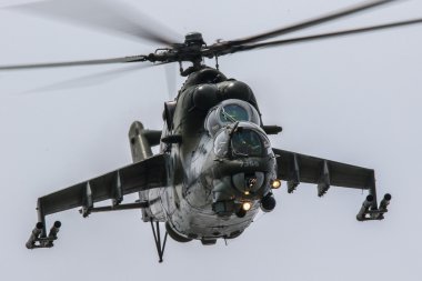 Pardubice'deki Mi-24 Demo Takımı
