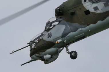 Pardubice'deki Mi-24 Demo Takımı