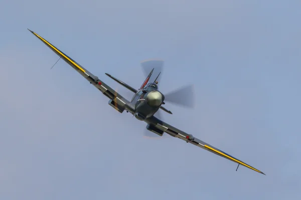 Другої світової Spitfire в Пардубіце — стокове фото