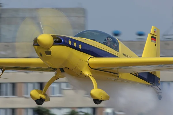 Uwe Zimmermann w Krakowie Airshow 2016 — Zdjęcie stockowe