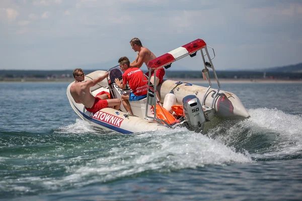 Salva-vidas polonês em Czorsztyn Lake — Fotografia de Stock