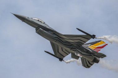 F-16 Belçika Demo Takımı Fairford'da