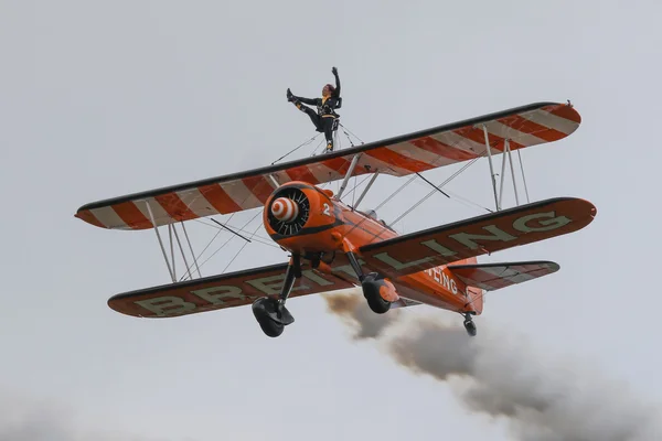 Breitling Wingwalkers w mieście Fairford — Zdjęcie stockowe