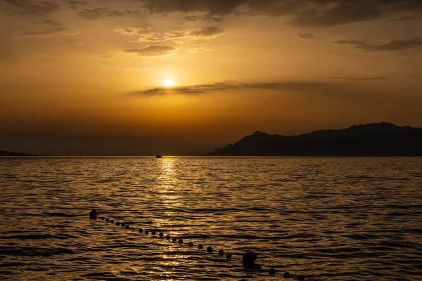 Beautiful Sunset Makarska — Stock Photo, Image