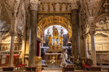 Split kentindeki 10.07.2021 Eski Şehir, Hırvatistan 'ın Split kentinde 10.076.2021