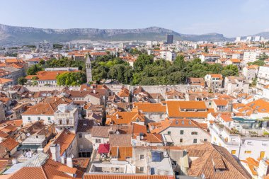 Split kentindeki 10.07.2021 Eski Şehir, Hırvatistan 'ın Split kentinde 10.076.2021