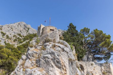 Hırvatistan 'ın Omis kenti 