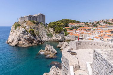 The old town of Dubrovnik city in Croatia