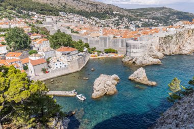 The old town of Dubrovnik city in Croatia