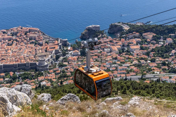 Orange Cable Car in Dubrovnik - the best way to see the Old Town from the top