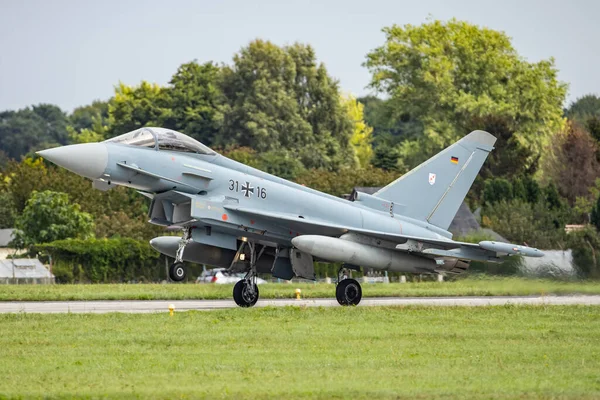 Gdynia Polonya 2021 Eurofighter Typhoon Germany Air Force 2021 Gdynia — Stok fotoğraf