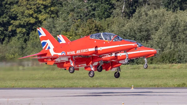 Gdynia Poland 2021 Red Arrows Demo Team Royal Air Force — Stock Photo, Image