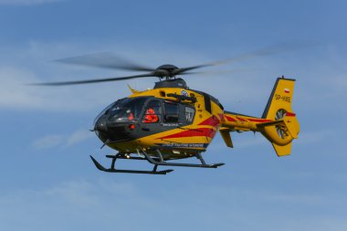 Emergency helicopter EC-135 clipart
