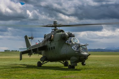 Mi-24 Hind in Nowy Targ clipart