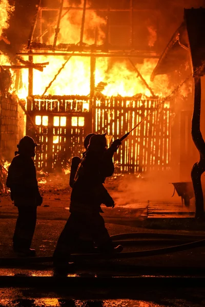 Barn fire — Stock Photo, Image