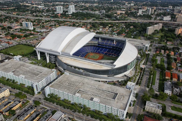 Miami Innenstadt Antenne — Stockfoto