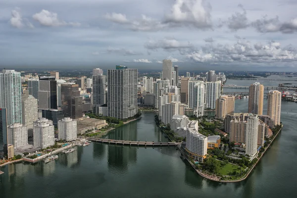 Miami-Luftaufnahme — Stockfoto