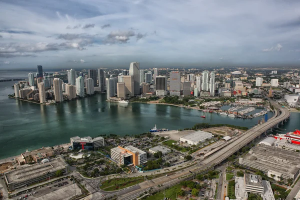 迈阿密市区天线 — 图库照片