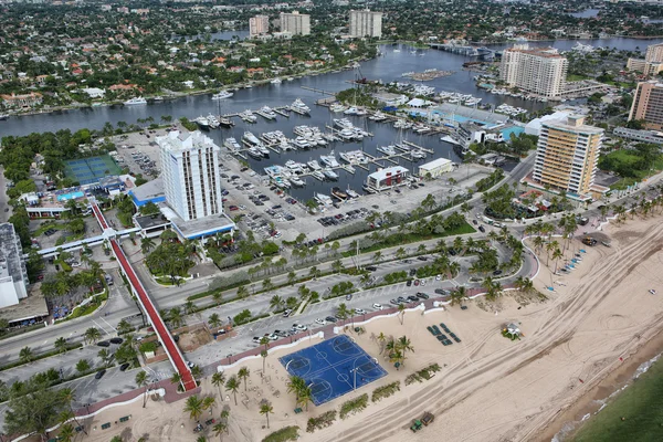Fort Lauderdale havadan görünümü — Stok fotoğraf