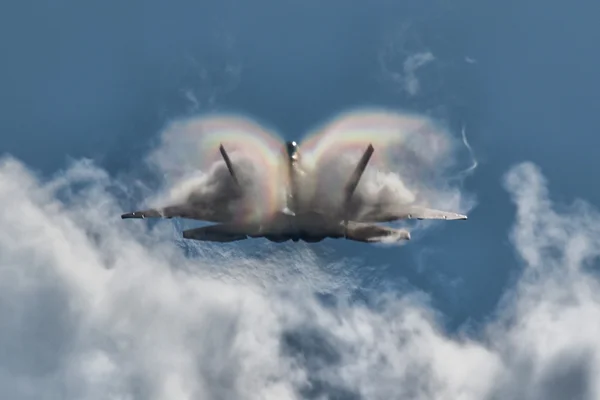 F-22 猛禽演示团队 — 图库照片