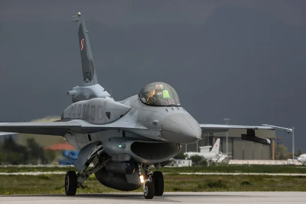 Polonês F-16 na OTAN Tiger Meet — Fotografia de Stock