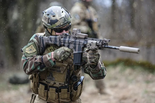 Grupo de reconstrucción de las Fuerzas Armadas polacas —  Fotos de Stock