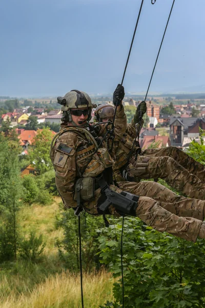 Poolse leger wederopbouw groep — Stockfoto