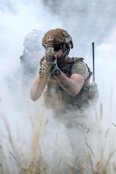 Grupo de reconstrucción del ejército polaco — Foto de Stock