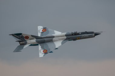 Mig 21 of Romania Air Force clipart