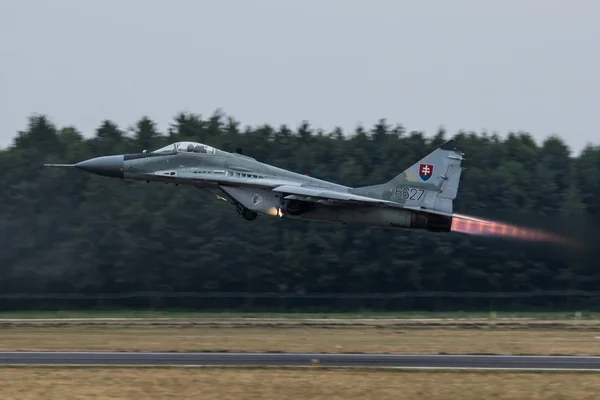 MiG 29 van de Poolse luchtmacht. — Stockfoto