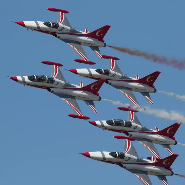 Turkse sterren demo team — Stockfoto