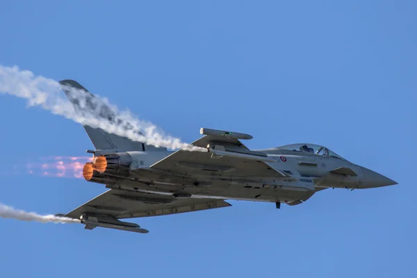Eurofighter итальянских ВВС — стоковое фото