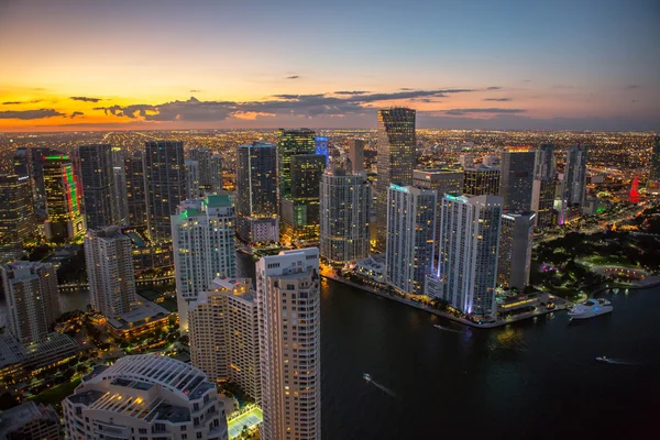 Вид с воздуха на Майами — стоковое фото