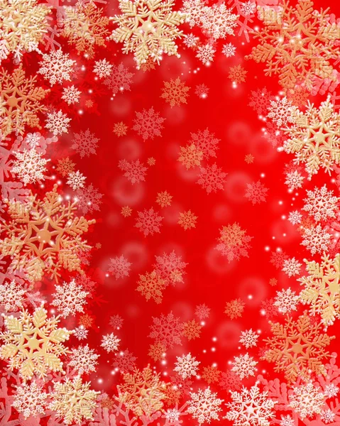 Weihnachten roter Hintergrund . — Stockvektor