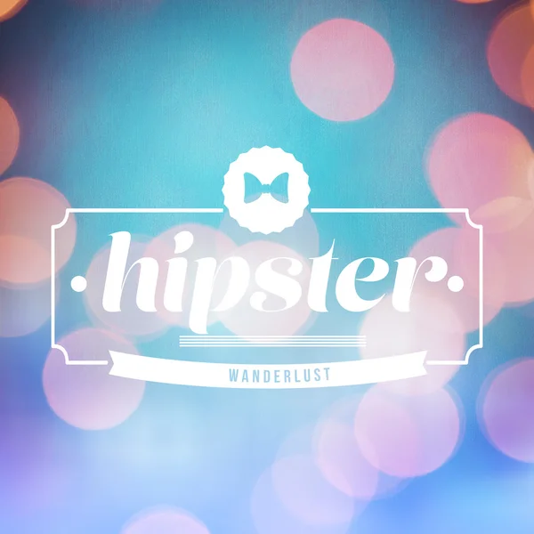 Sammansatt bild av hipster logotyp — Stockfoto