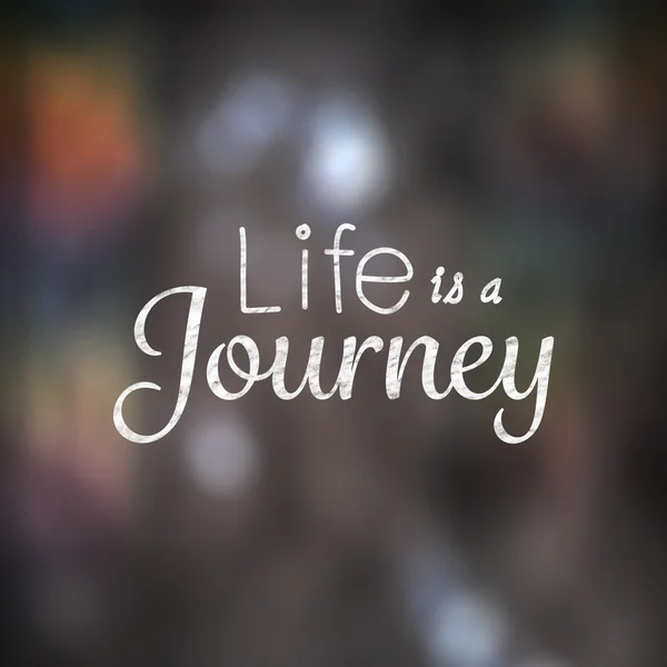 Life is a journey words — Stock Photo, Image